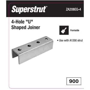 1-7/8 in. Channel Joiner - Strut Fitting - Silver Galvanized