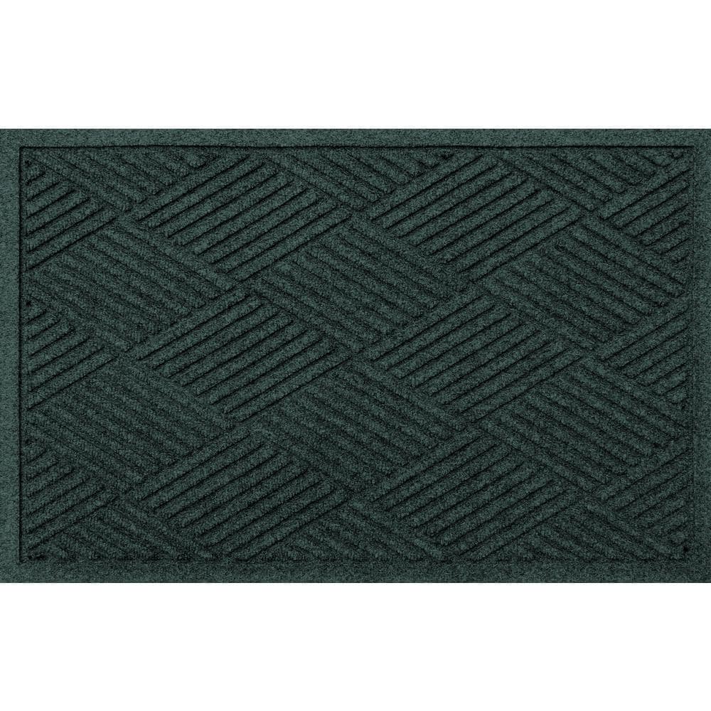 Waterhog Diamonds 23 in. x 35 in. PET Polyester Indoor Outdoor Door Mat Eve