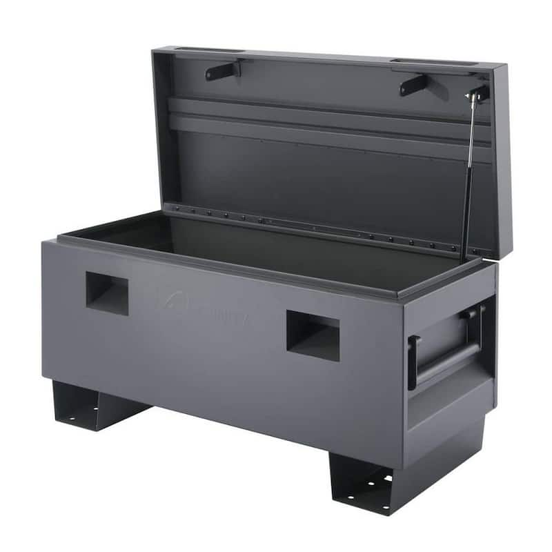 36 in. Job Site Box, Gray