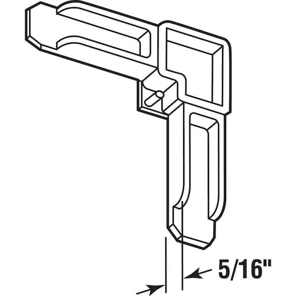 Prime Line 5 16 In X 3 4 In White Plastic Screen Frame Corner 100 Pack Pl The Home Depot Prime Line 5 16 In X 3 4 In White Plastic Screen Frame Corner 100 Pack Pl The Home Depot