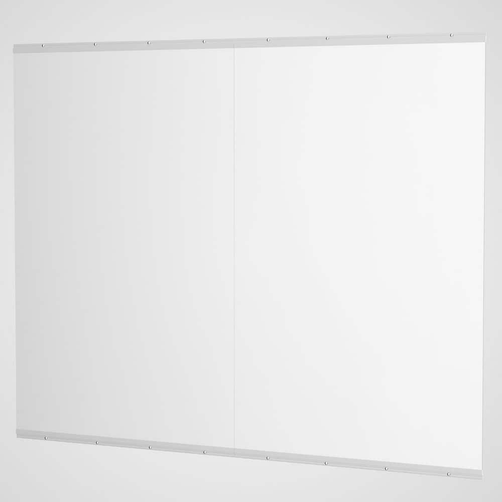 30 in. W x 40 in. H 2 PCS Frameless Mirrors, Large Gym Mirror, Yoga Mirror,