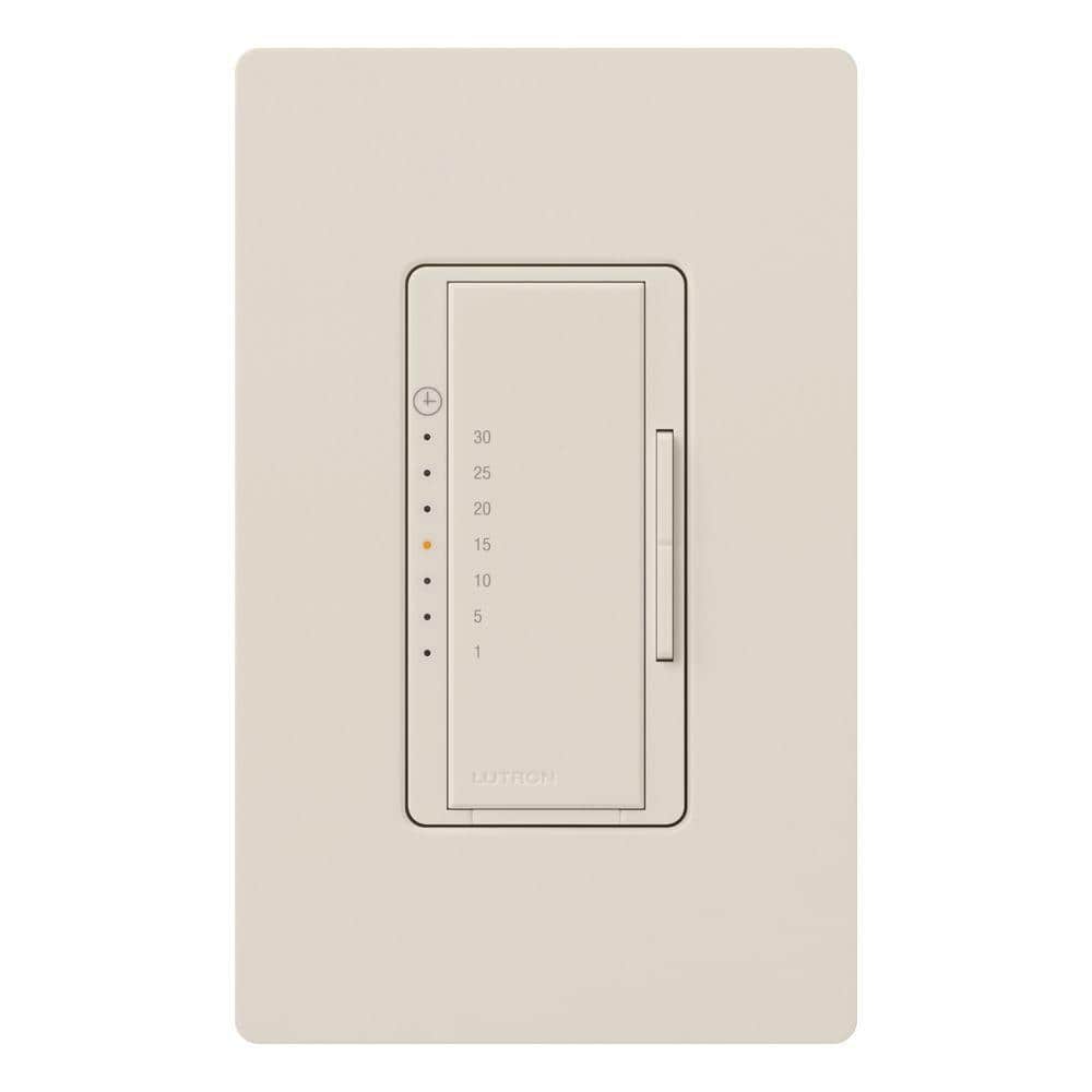 Maestro Countdown Timer Switch for Fans/Lights, 3A Fan/150W LED, Single-Pole/Multi-Location, Light Almond (MA-T51MN-LA) price history on PriceWatchPro