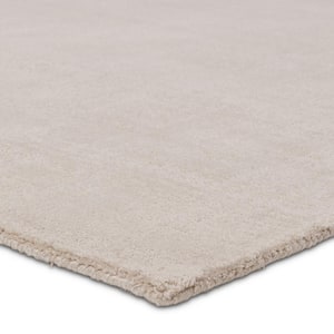 Arcus Cream 10 ft. x 14 ft. Solid Handmade Indoor/Outdoor Area Rug