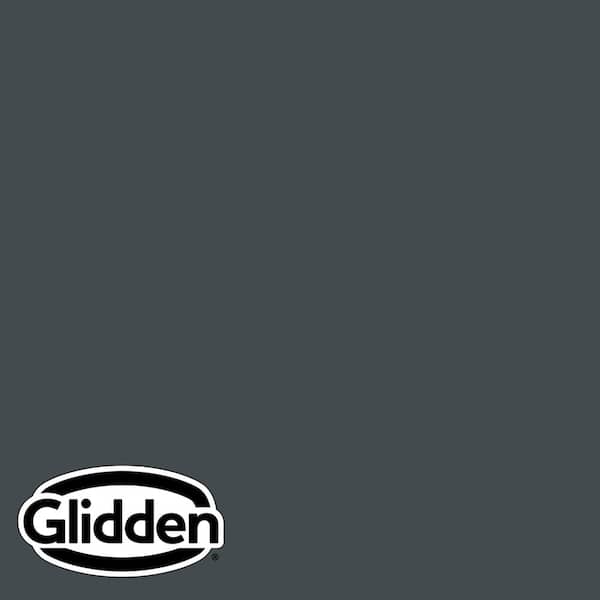 Glidden Essentials 1-gal. Black Forest PPG1012-7 Semi-Gloss Exterior Paint