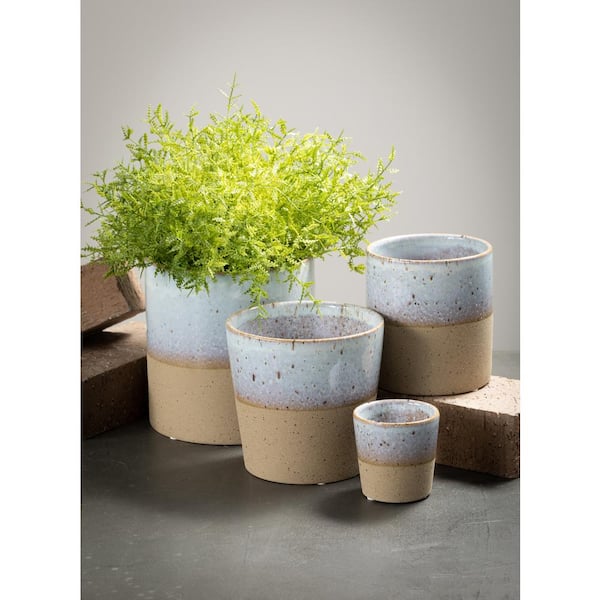 2-Tone Ceramic Planter