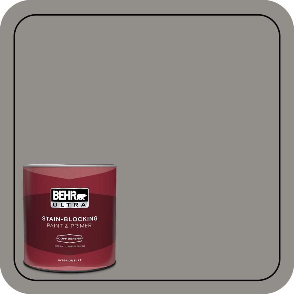 1 qt. Home Decorators Collection #HDC-AC-19 Grant Gray Extra Durable Flat Interior Paint & Primer price history on PriceWatchPro