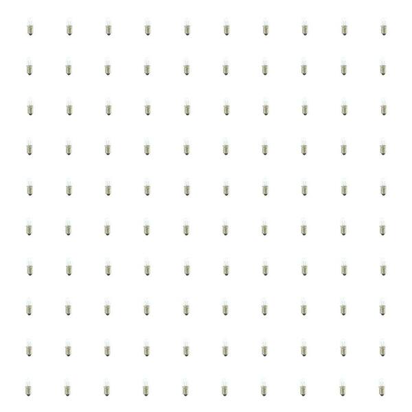 Bulbrite 3-Watt T3 Clear Dimmable Warm White Light Incandescent Light Bulb (100-Pack)