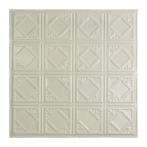 Great Lakes Tin Ludington Tin Ceiling Tiles - 2ft X 2ft, Case Of 5, Metal, 5 Year Warranty