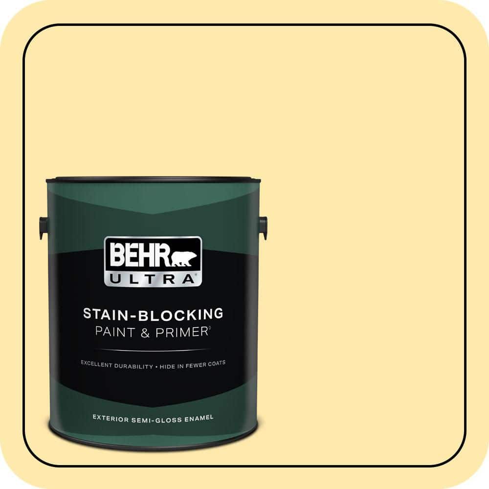 1 gal. #360A-3 Banana Split Semi-Gloss Enamel Exterior Paint & Primer price history on PriceWatchPro