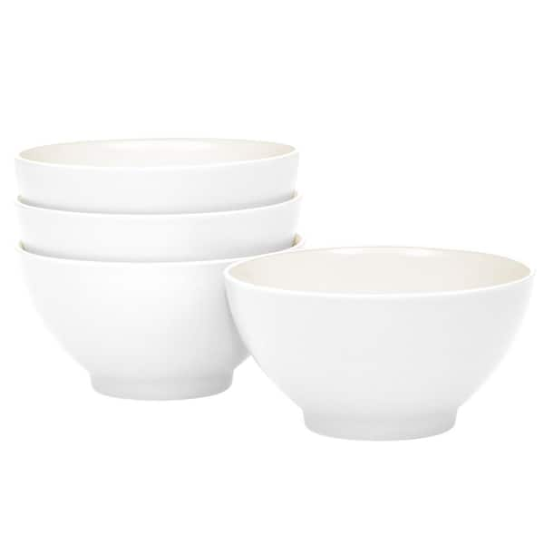 Noritake Colorwave White 5.75 in., 20 fl. oz. (White) Stoneware Rice ...