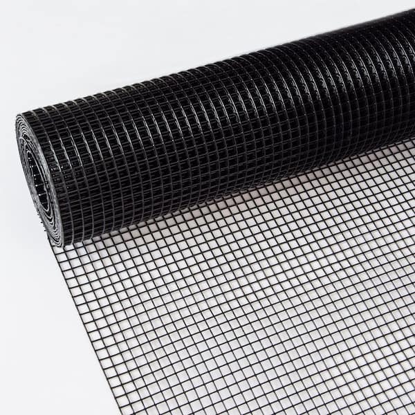 36 in.x50 ft. Metal Black PVC Coated Welded Wire Mesh Fence,2x3 in. 16 Gal. Galvanized Hardware Cloth for Garden Fencing