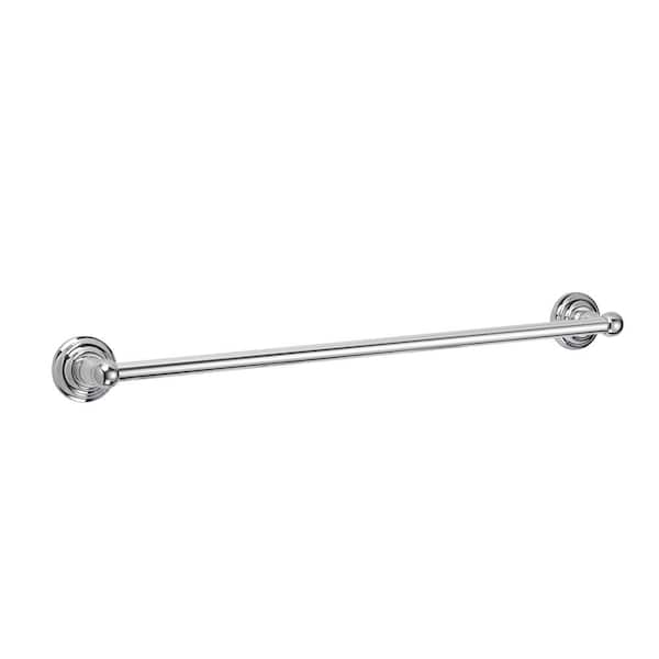 Glacier Bay Deveral 24 inch Bathroom Wall Mounted Towel Bar in Chrome Finish