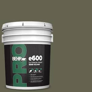 5 gal. #N350-7A Mountain Olive Semi-Gloss Exterior Paint