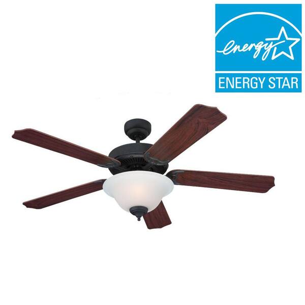 Generation Lighting Quality Max Plus 52 in. Weathered Iron Indoor Ceiling Fan