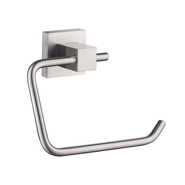 Bathroom Accessories Wall Mounted Toilet Paper Holder in Brushed Nickel