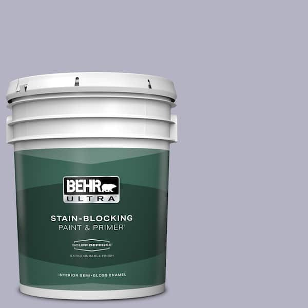 BEHR ULTRA 5 gal. #640F-4 Fading Sunset Extra Durable Semi-Gloss Enamel Interior Paint & Primer