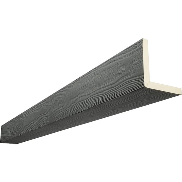 Ekena Millwork Endurathane 6 in. H x 6 in. W x 16 ft. L Sandblasted Slate Faux Wood Beam