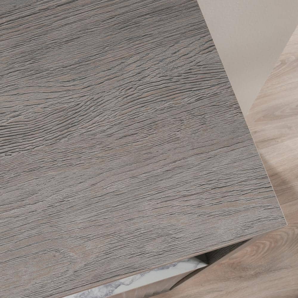 Ashen Oak 51" Storage Cabinet with Adjustable Shelving