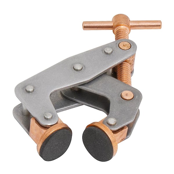 Kant-Twist 1 in. Jaw Urethane Pad T-Handle Cantilever Clamp