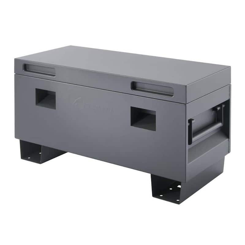 36 in. Job Site Box, Gray