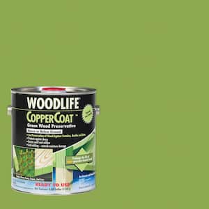 0.88 Gallon Copper Coat Green Below Ground Exterior Wood Sealer Wood Preservative