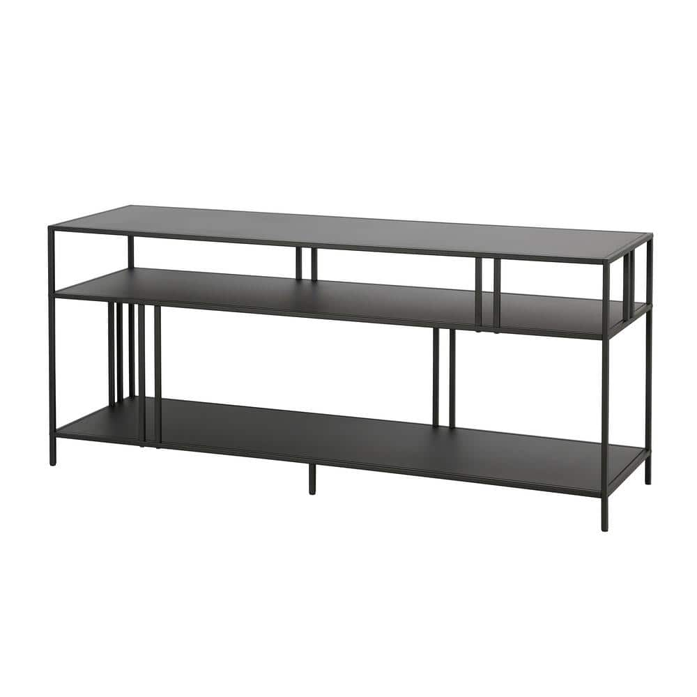 Meyer&Cross Cortland 55 in. Blackened Bronze TV Stand with Metal ...