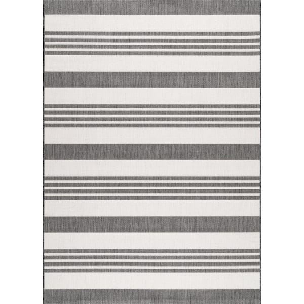 nuLOOM Robin Beige 3 ft. x 5 ft. Indoor/Outdoor Patio Area Rug