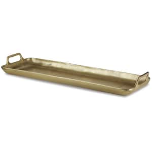 Posy Gold Finish Tray