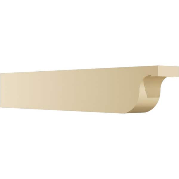 Ekena Millwork Standard Del Monte 4 in. W x 6 in. H x 36 in. D Polyurethane Rafter Tail Outlooker