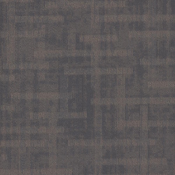Engineered Floors Waycross - Weeks - Gray Commercial/Residential 24 x 24 in. Glue-Down Carpet Tile Square (72 sq. ft.)