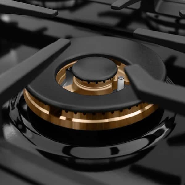 48 in. 7 Burner Front Control Gas Cooktop in Stainless Steel with Griddle