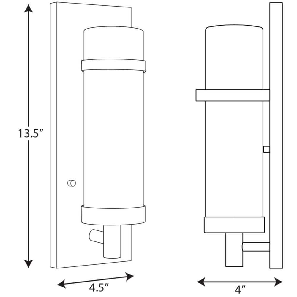 Hartwick Brushed Nickel Wall Sconce with Etched Opal Glass
