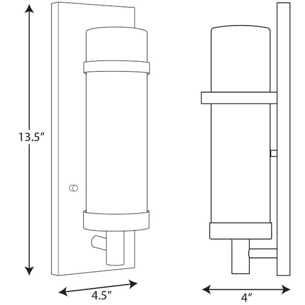 Hartwick 1-Light Brushed Nickel Wall Sconce