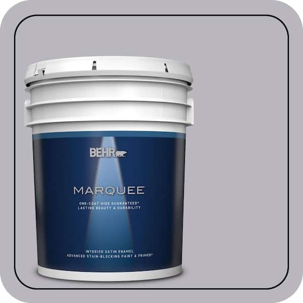 BEHR MARQUEE 5 gal. #N550-3 Best in Show One-Coat Hide Satin Enamel Interior Paint & Primer