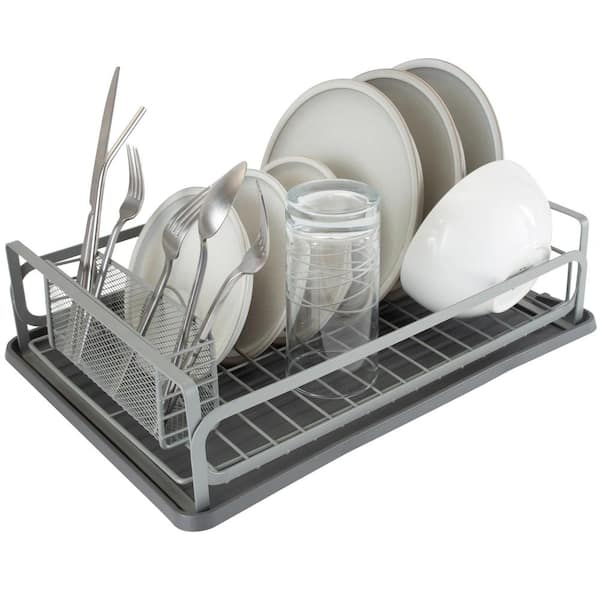Kitchen Details Large Industrial Collection Dish Rack 28615-grey