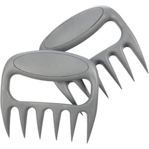 Meat Shredder Claws-Ultra-Sharp, Pull and Serve Meats in Gray