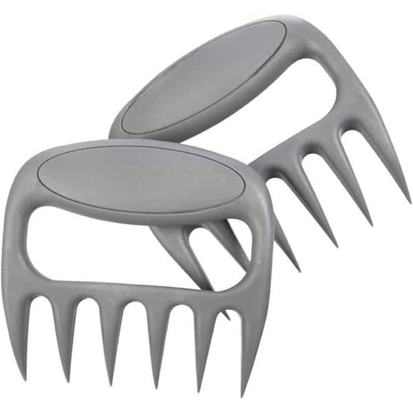Anqtovp Meat Shredder Claws-Ultra-Sharp, Pull and Serve Meats in Gray