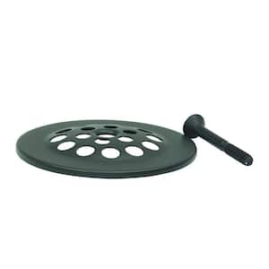 Tub Drain Grill with Screws, Gerber-Type in Oil Rubbed Bronze