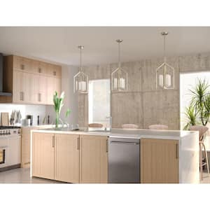 Vertex Collection 4-Light Brushed Nickel Contemporary Foyer Light