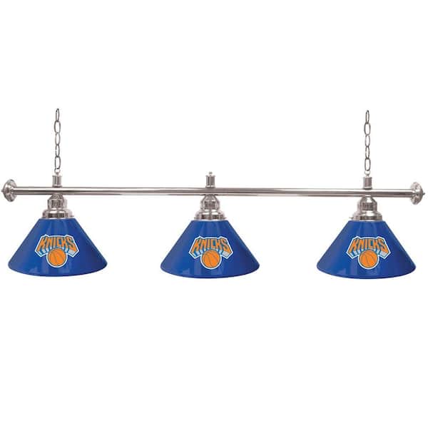 Trademark Global NBA 3-Light New York Knicks Billiard Lamp