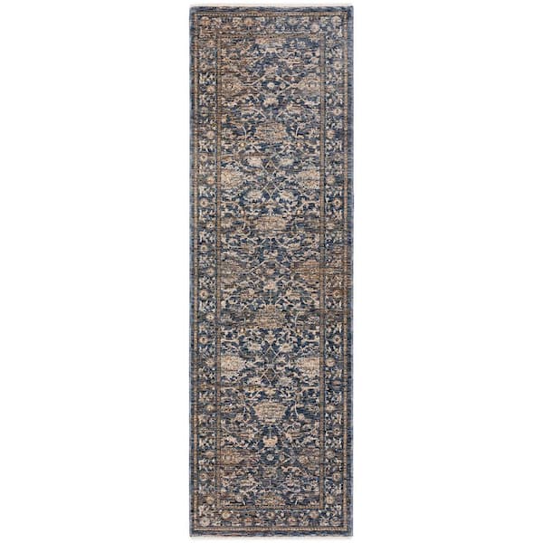 Addison Rugs Yarra  2 ft. 3 in. x 7 ft. 10 in. Blue Vintage Runner Rug