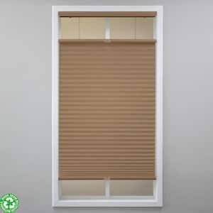 Latte Cordless Light Filtering Polyester Top Down Bottom Up Cellular Shades - 70.5 in. W x 64 in. L