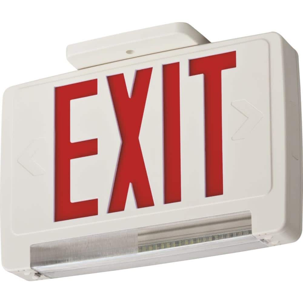 UPC 784231874912 product image for ECBR 3-Watt Integrated LED White Emergency Light Combo Red | upcitemdb.com