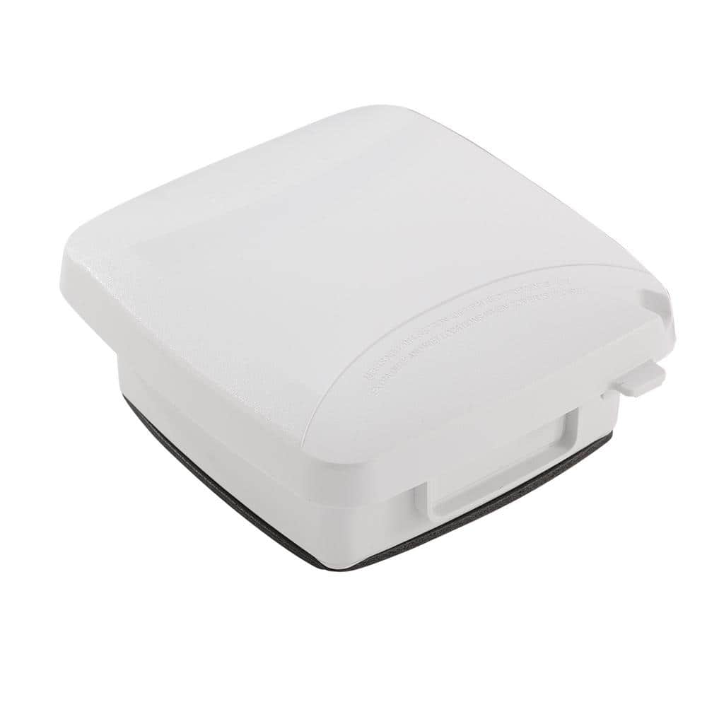 Intermatic 2Gang ExtraDuty Plastic InUse Electrical Outlet Cover in