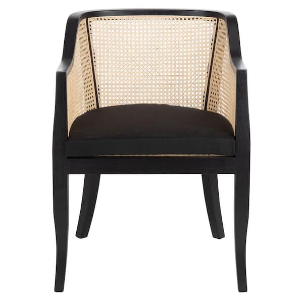 SAFAVIEH Rina Black/Natural Elm Dining Chair