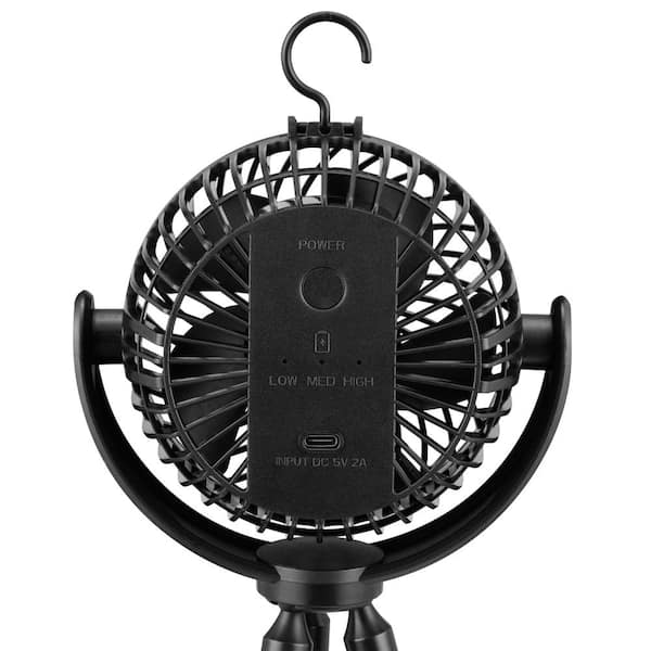 Reviews for PRIVATE BRAND UNBRANDED 4 in. Personal Octopus Clip on Fan in  Black | Pg 1 - The Home Depot