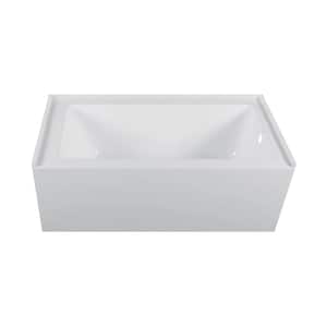 60 in. x 36 in. Soaking Bathtub with Right Hand Drain in White