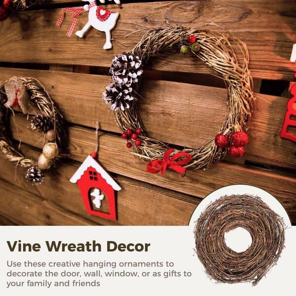Guirnalda Trenzada De Ratán Natural Seco – Decoración Para Bodas, Navidad O Pared (Rústico)