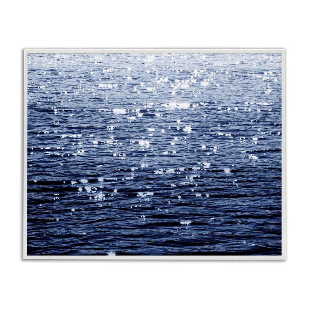 Sun Reflecting on Sea by Maggie Olsen White Framed Nature Giclee Art Print 16 in. x 20 in. price history on PriceWatchPro