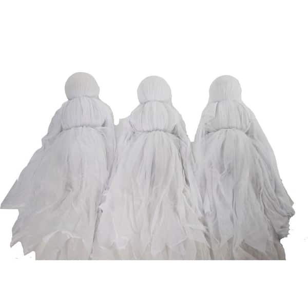 Haunted Hill Farm 41 in. Light-Up Lawn Ghosts Halloween Prop HHGHST ...